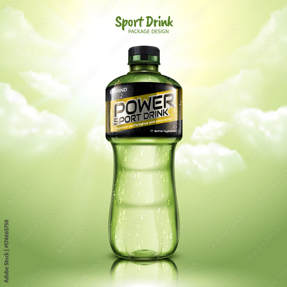 Sport drink package design Sport drink package design