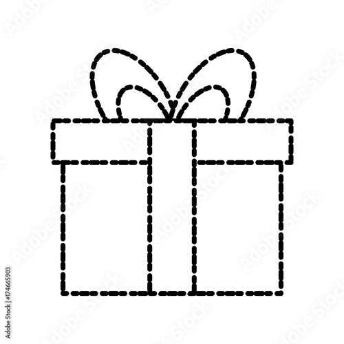 Gift box isolated icon vector illustration graphic design photo