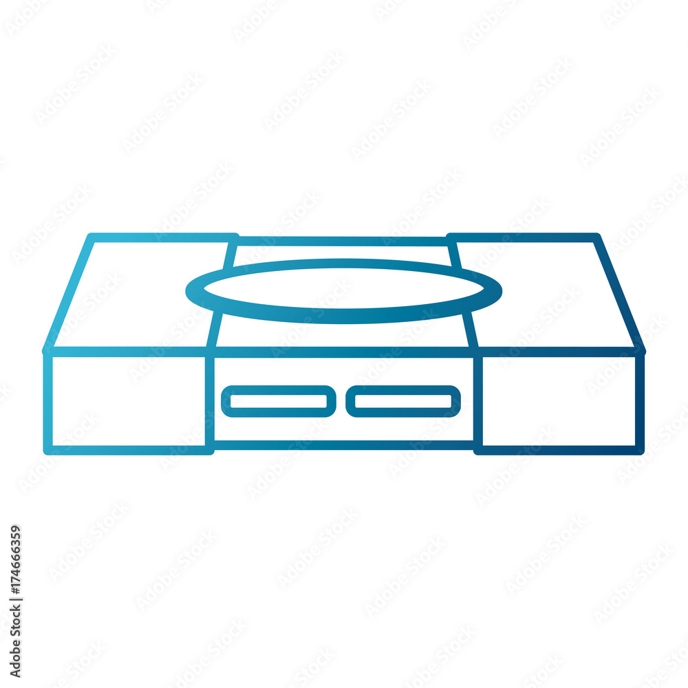 Console videogame isolated icon vector illustration graphic design
