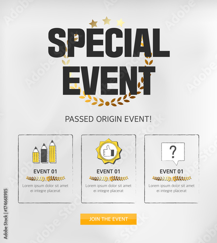 Event poster design
