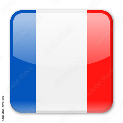 France Flag Vector Square Icon Free Download France Flag Vector Square Icon - GFXLoad