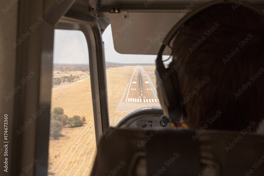 Landing a small plane Landing a small plane
