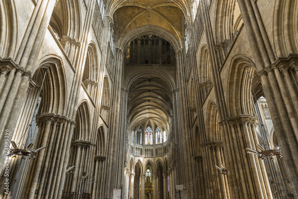 La cathédrale Notre-Dame de l'Assomption de Rouen (Rouen, Seine-Maritime , Normandie)