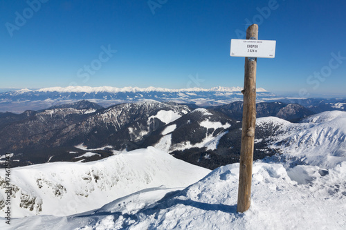 chopok, top of hill, Low Tatras, Slovakia