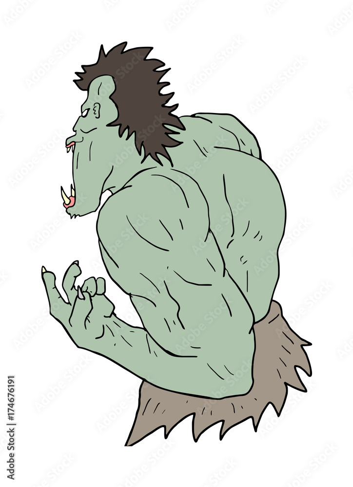 Obraz premium fantasy creature illustration