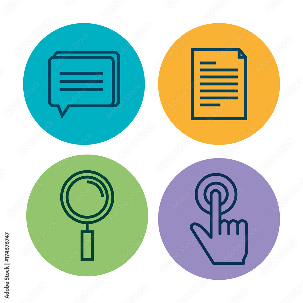 settings menu smartphone icons vector illustration design settings menu smartphone icons vector illustration design