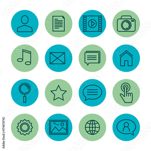 settings menu smartphone icons vector illustration design