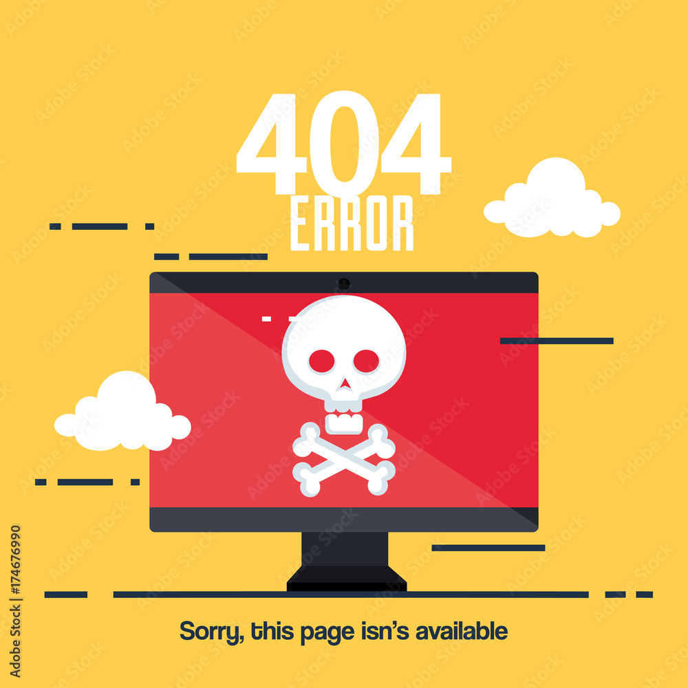 404 connection error icons vector illustration design