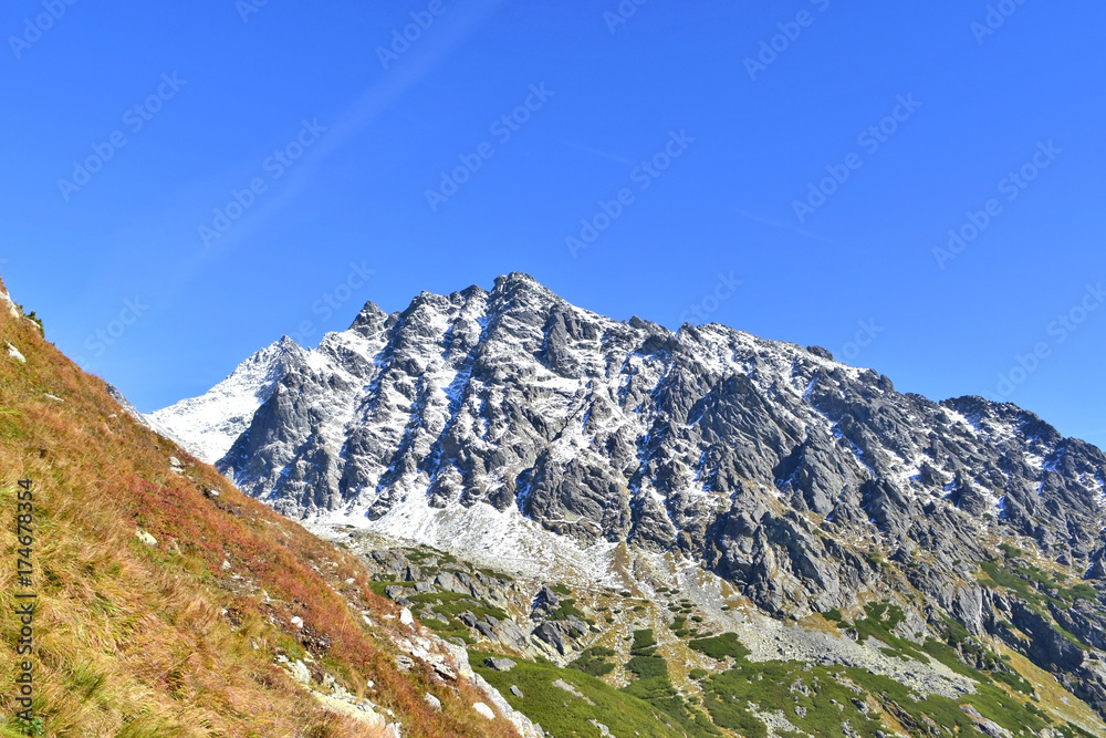 Beautiful scenery of Tatra mountains. Slovakia
