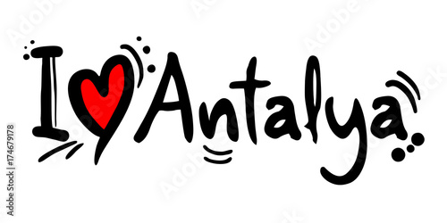 Antalya love message
