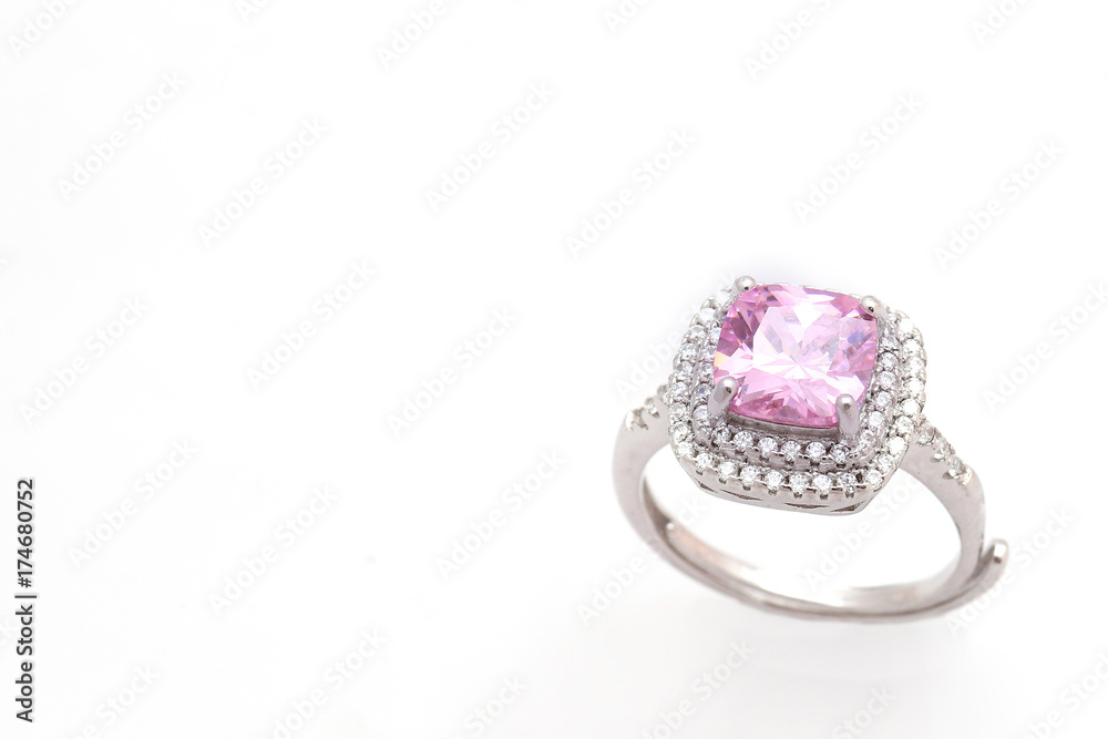diamond and gemstone on ring diamond and gemstone on ring