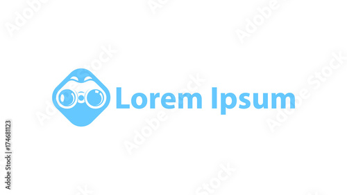 Binocular icon / Icon for surveillance and private detectives
