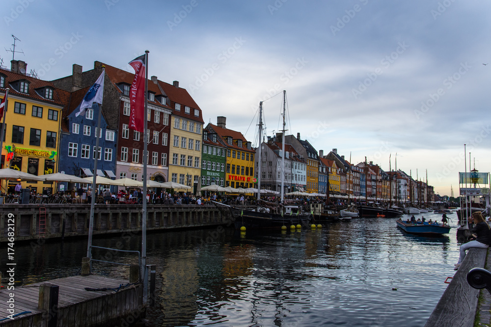 Classic Harbor in Copenhagen