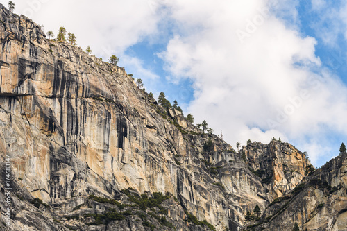 amazing granite mountain at yosemite valley, california
