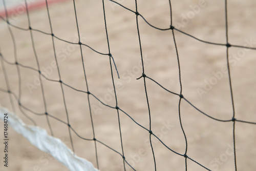 a Net background for the game of volleyball