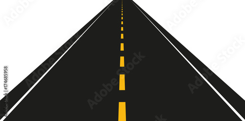 asphaltierte straße