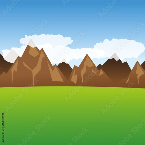 ausblick in die berge