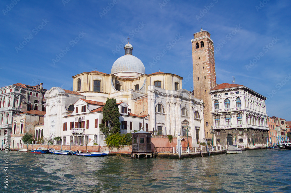 Venice Italy channel church