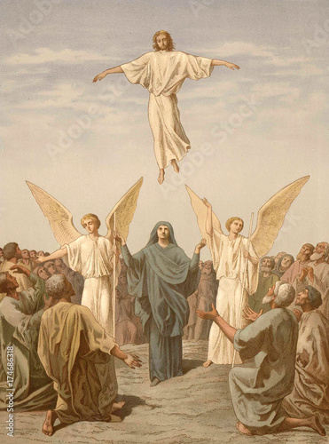 Fotografi The Ascension Of The Lord Jesus Christ.