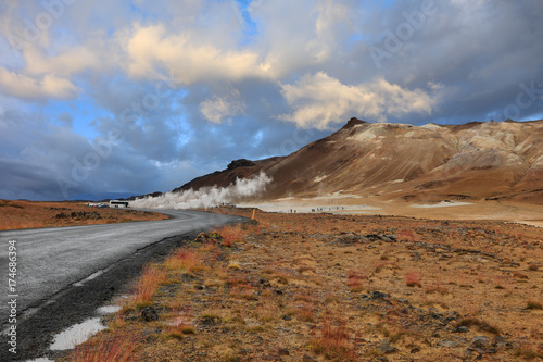 Hverir Namafjall geothermal site in Iceland