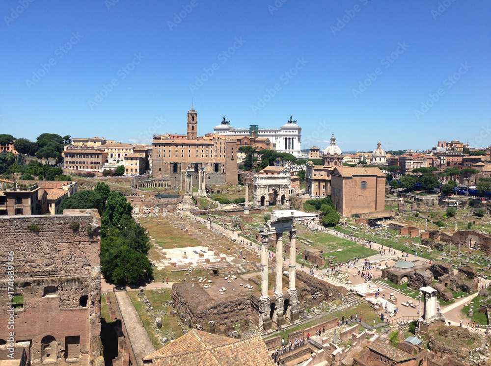 Roman Forum in Italy Rome
