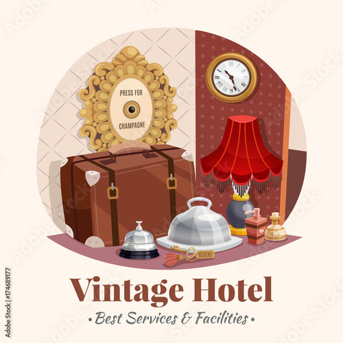 Vintage Hotel Composition