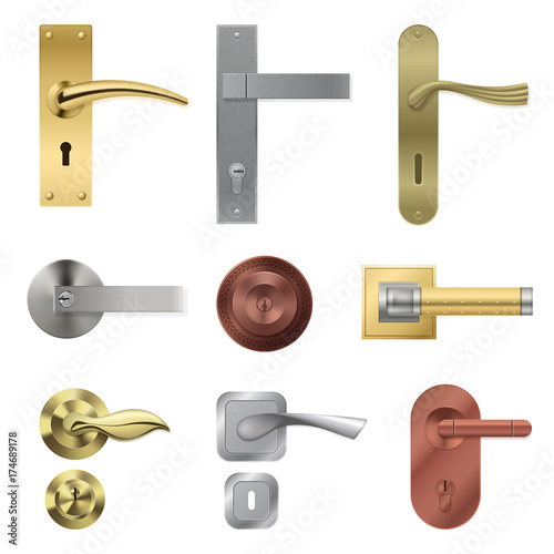 Door Handle Realistic Set