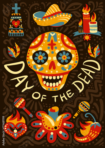 Dead Day Mexico Background Poster 