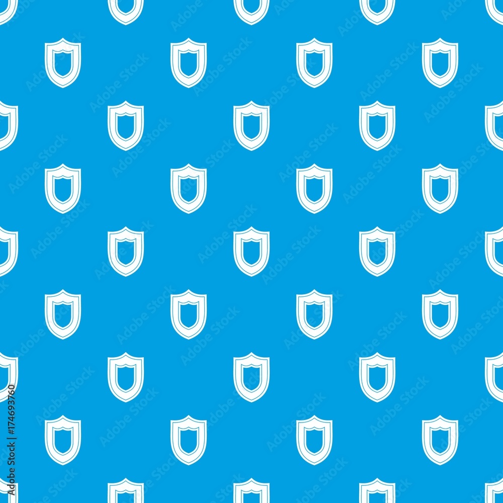 Shield pattern seamless blue Shield pattern seamless blue