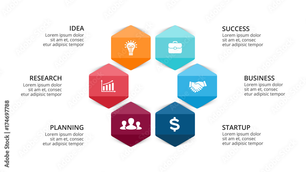 Vector circle arrows infographic, cycle diagram, graph, presentation chart. Business concept with 6 options, parts, steps, processes. Vector circle arrows infographic, cycle diagram, graph, presentation chart. Business concept with 6 options, parts, steps, processes.