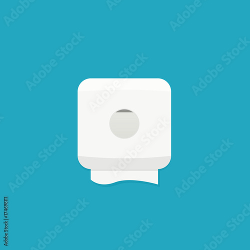 paper towel dispenser on wall
