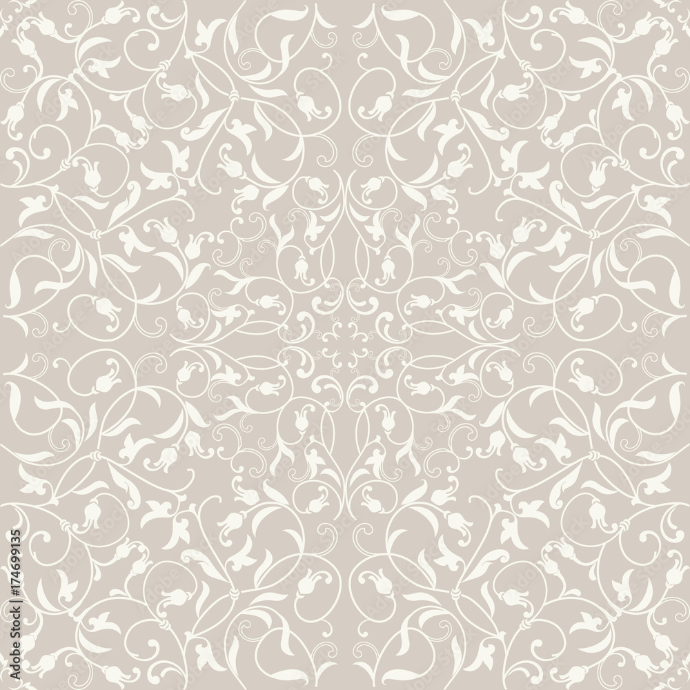 Moroccan tiles ornaments. Seamless patchwork pattern. Can be used for wallpaper, textile and pattern fills, different surfaces, background of web site pages.