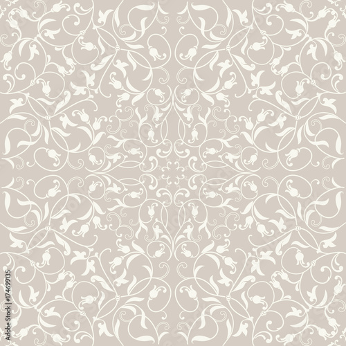Moroccan tiles ornaments. Seamless patchwork pattern. Can be used for wallpaper  textile and pattern fills  different surfaces  background of web site pages.
