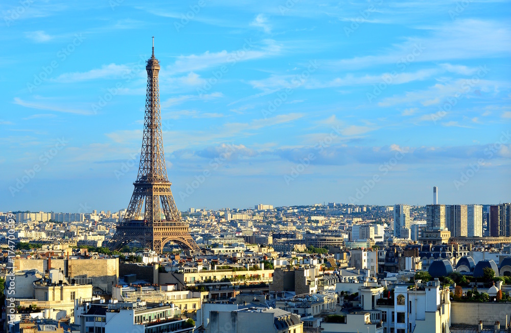 The great Eiffel Tower, Paris