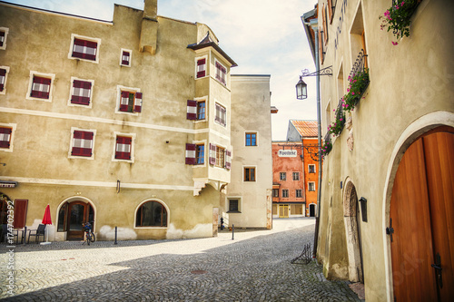 old small town Kufstein, Tyrol area