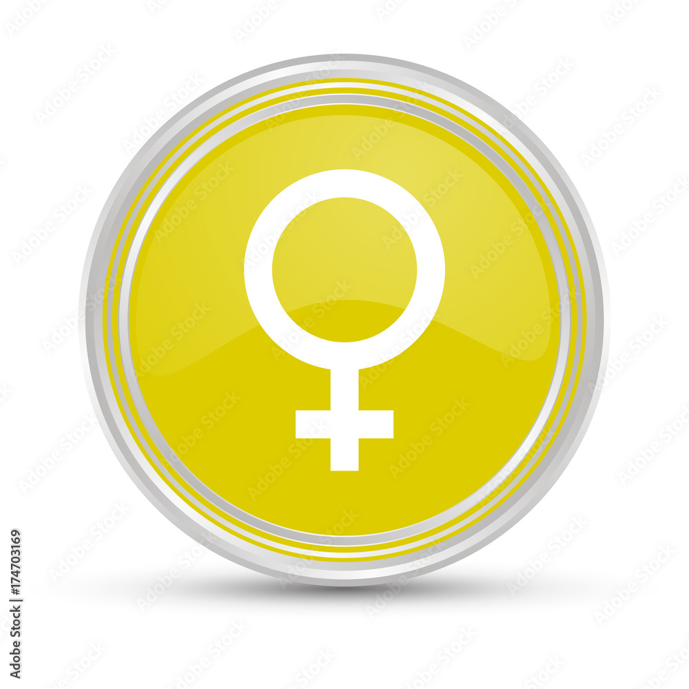 Gelber Button - Weiblich Gelber Button - Weiblich