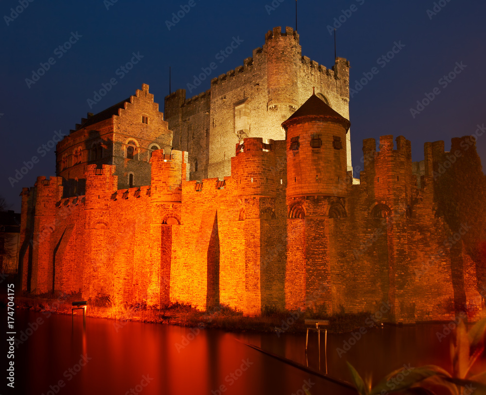 Fortress by night