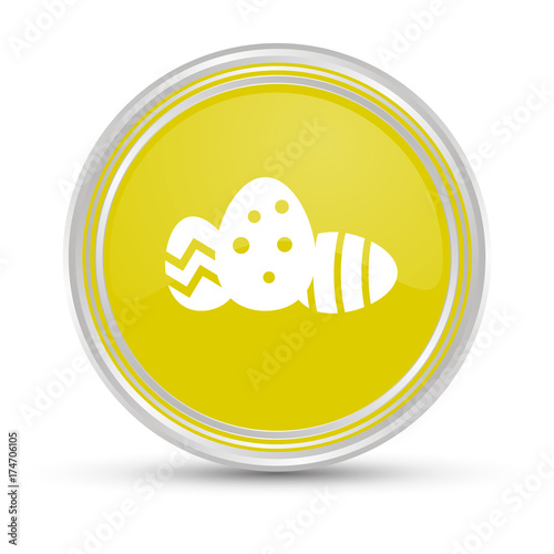 Gelber Button - Ostereier