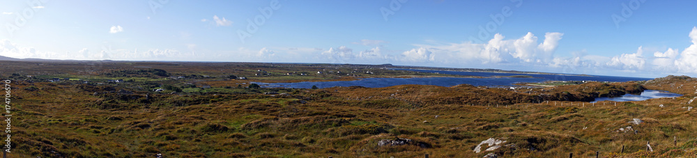 errislannan peninsula panorama errislannan peninsula panorama
