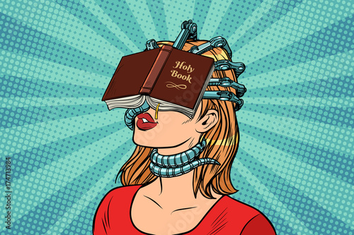 religious fanatic woman