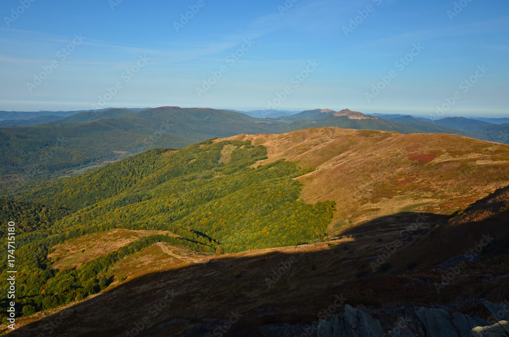 Bieszczady mountains, Polish part of Carpathians