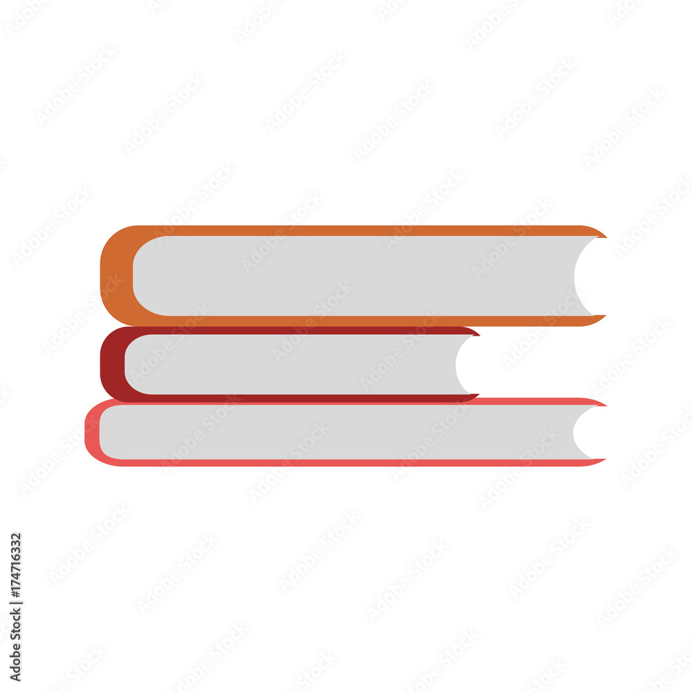 books pile icon image vector illustration design books pile icon image vector illustration design