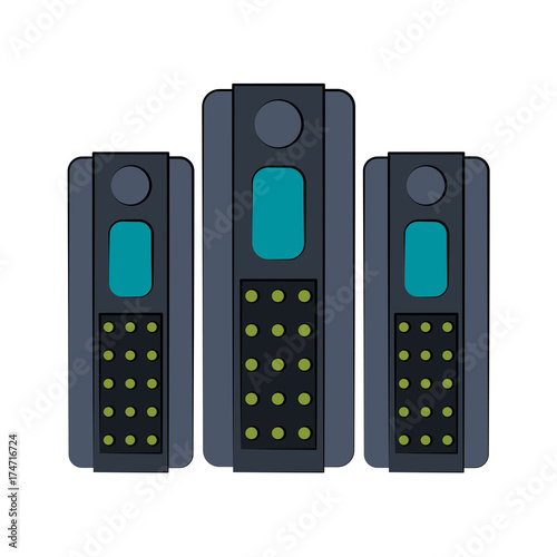 servers web hosting icon image vector illustration design 