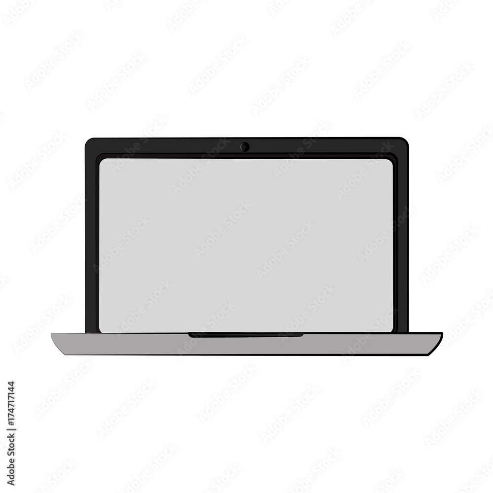 laptop with blank screen icon image vector illustration design laptop with blank screen icon image vector illustration design