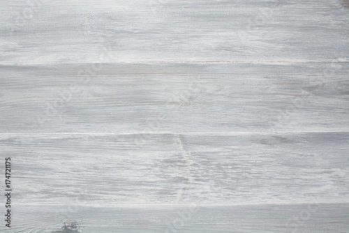 White grey wooden background, chalk paint