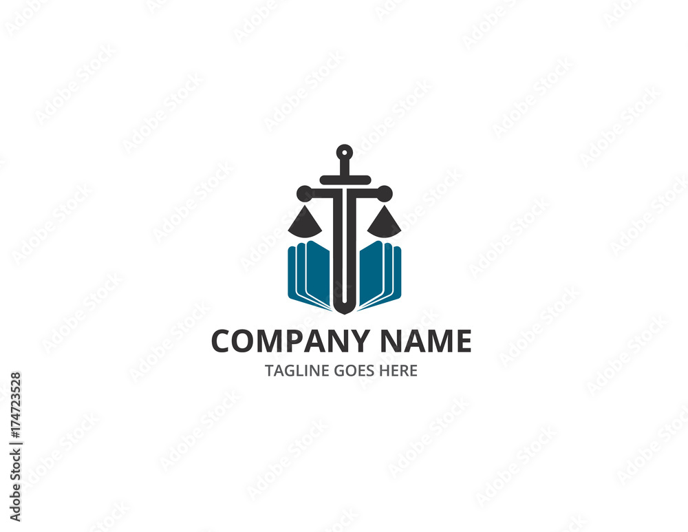 Sword and Book Law Firm Logo