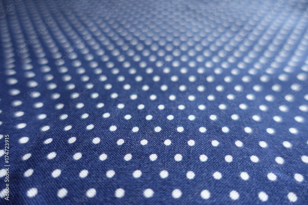 Spotted viscose fabric in blue and white Spotted viscose fabric in blue and white