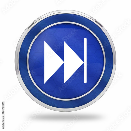 Free Download bouton avance rapide bleu - GFXLoad