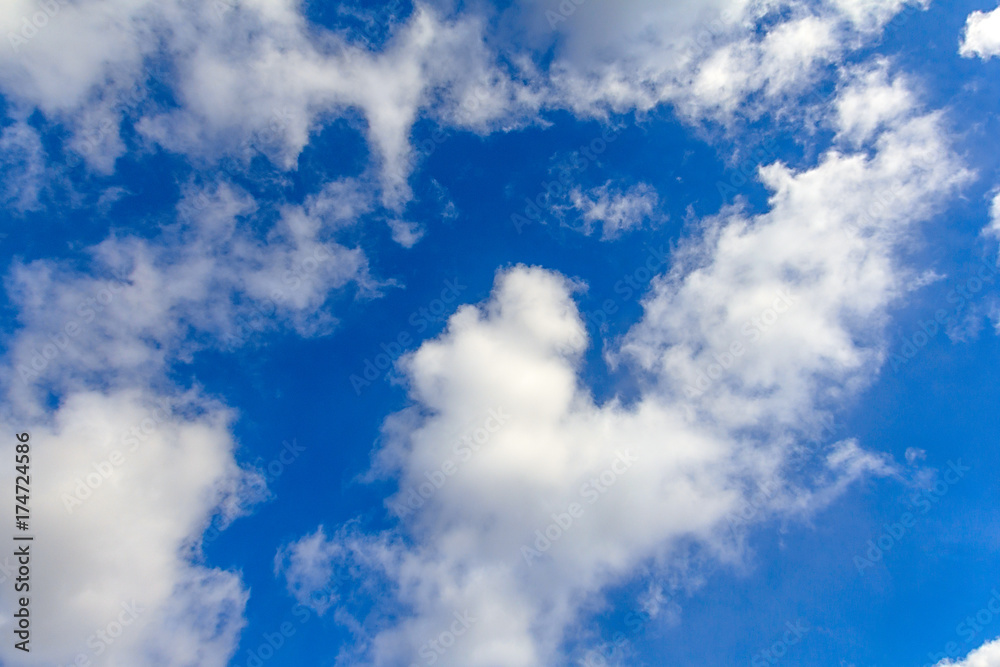 Obraz premium Blue sky background