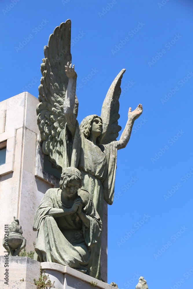 Angel tomb in Lecce, Italy